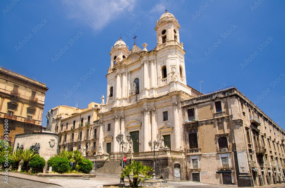 St. Francis of Assisi Immaculate church, Catania, Sicily, Italy