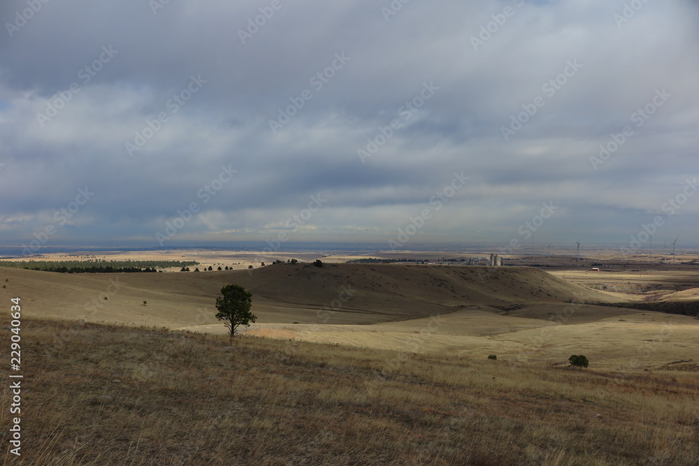 panoramic view of a landscape