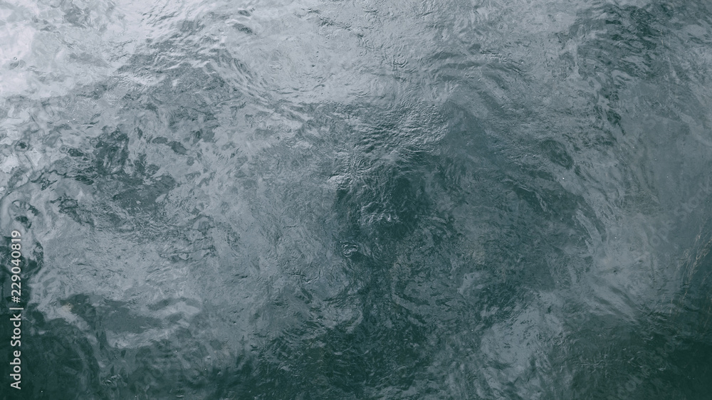Obraz premium Widok z góry tekstury powierzchni wody