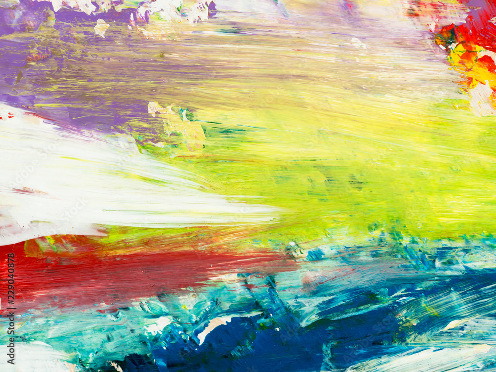 Colorful creative abstract hand painted background, brush texture Colorful creative abstract hand painted background, brush texture