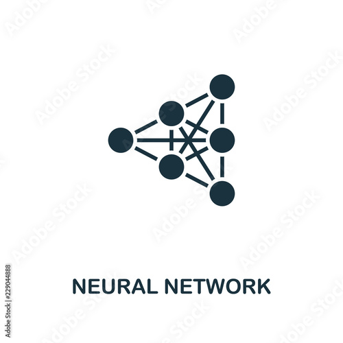 Neural Network icon. Premium style design from artificial intelligence icon collection. UI and UX. Pixel perfect neural network icon. For web design, apps, software, print usage.