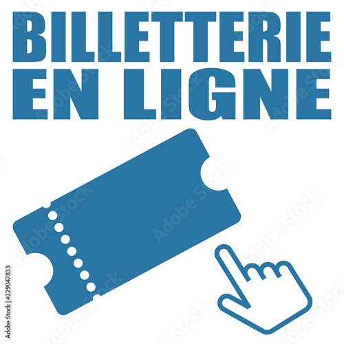Logo billetterie en ligne.