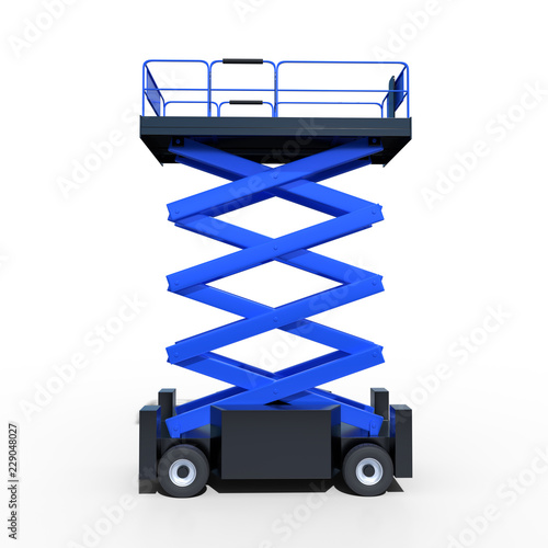 Scissor Lift for Safe Lifting in a Warehouse