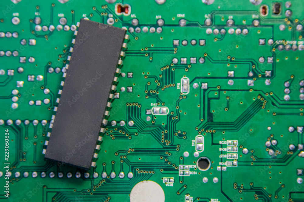 PCB board and electronic components PCB board and electronic components