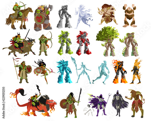 rpg videogame characters enemies