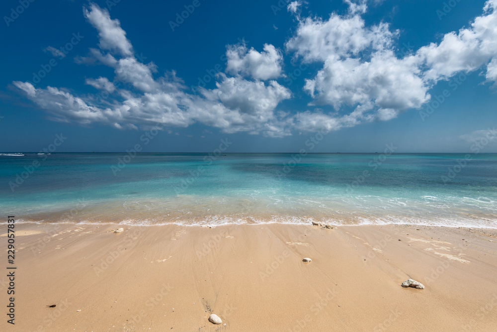 Sea landscape in summer day,  Uluwatu, Bali,Indonesia, travel concept