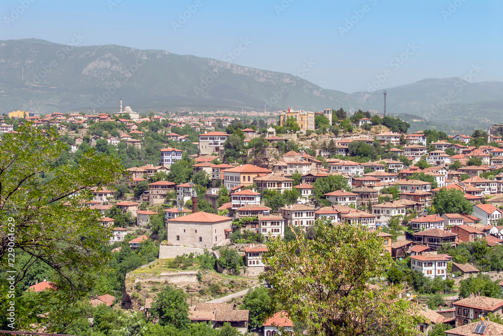 Karabuk, Turkey, 24  May 2013: Historic Mansions, City View of Safranbolu