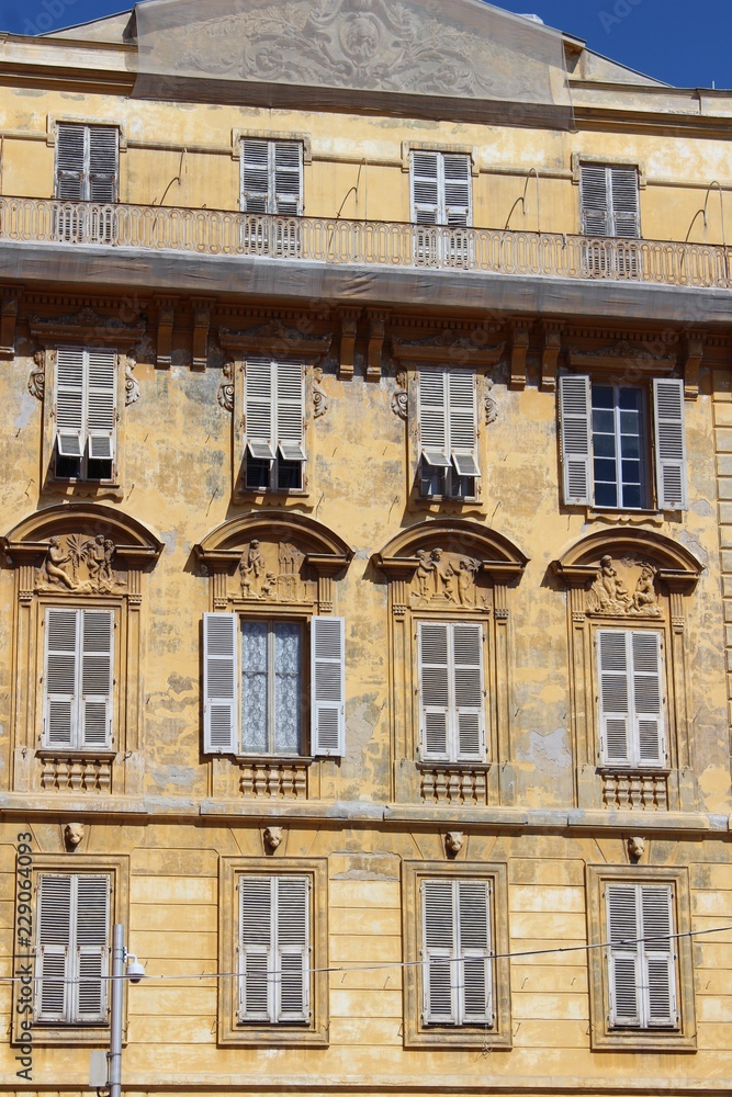 facade of building in paris france