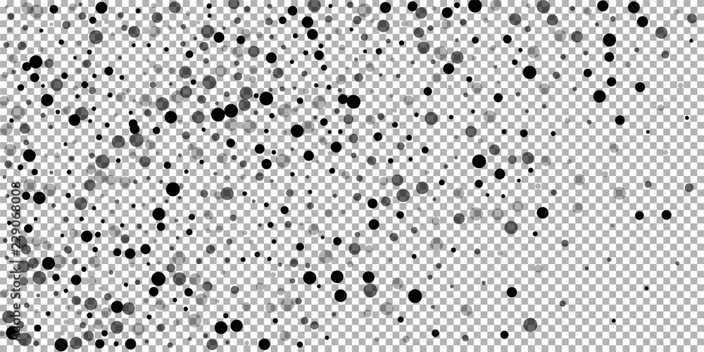 Scattered random black dots. Dark points dispersio Scattered random black dots. Dark points dispersio