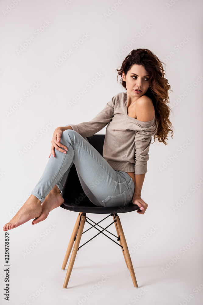 Girl in the studio Girl in the studio
