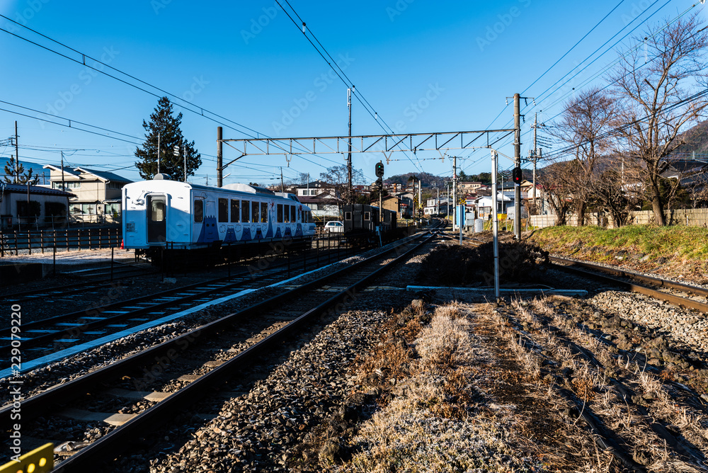 Obraz premium japanese old train station