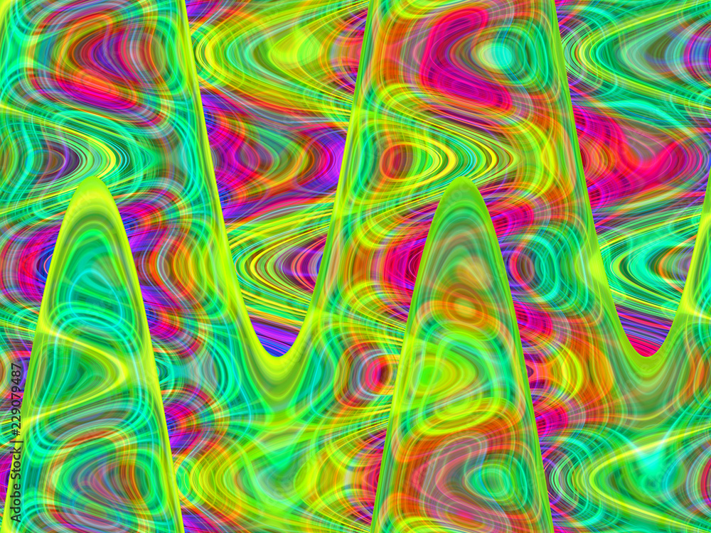 Yellow purple pink sparkling shapes, abstract colorful geometries Yellow purple pink sparkling shapes, abstract colorful geometries