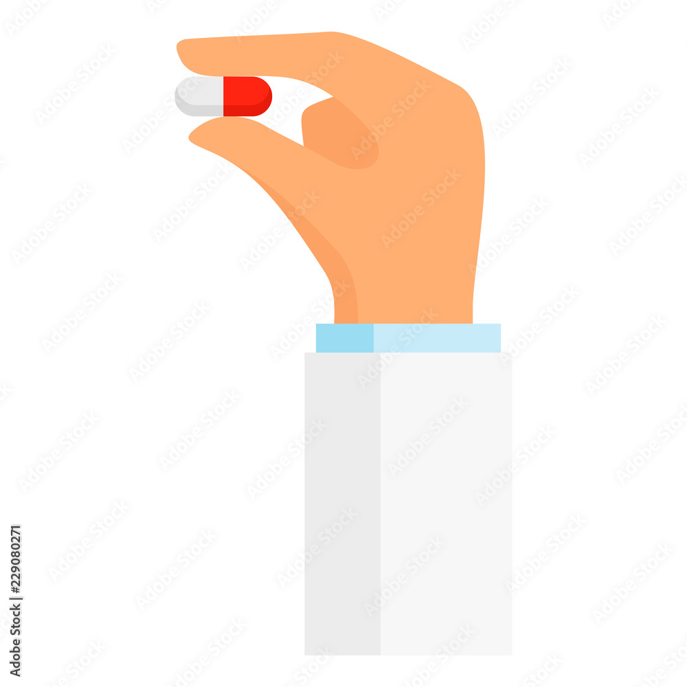 Medical pill icon. Flat illustration of medical pill vector icon for web design Medical pill icon. Flat illustration of medical pill vector icon for web design