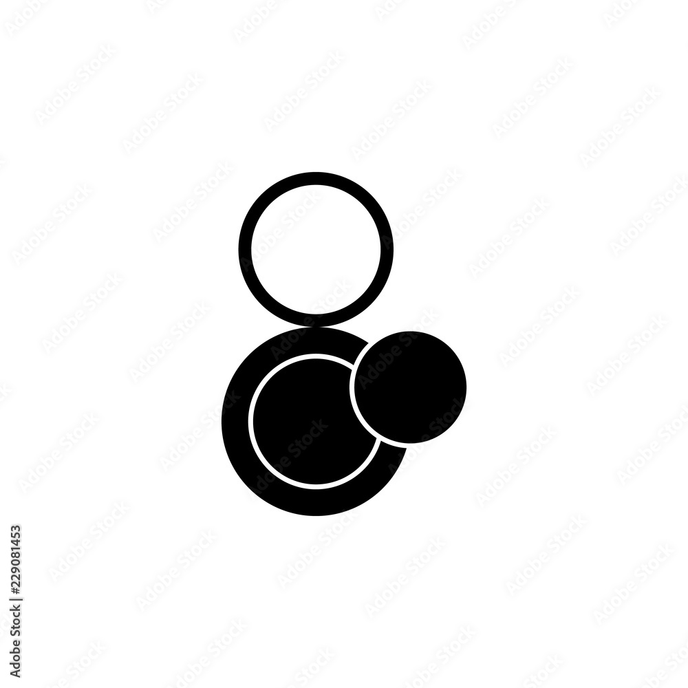 Blusher icon. Element of clothes and accessories. Premium quality graphic design icon. Signs and symbols collection icon for websites, web design, mobile app - obrazy, fototapety, plakaty 