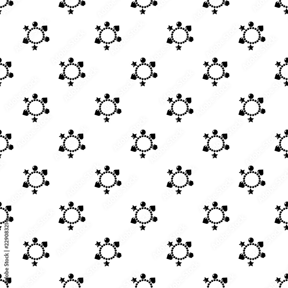 Charm bracelet pattern vector seamless repeating for any web design Charm bracelet pattern vector seamless repeating for any web design