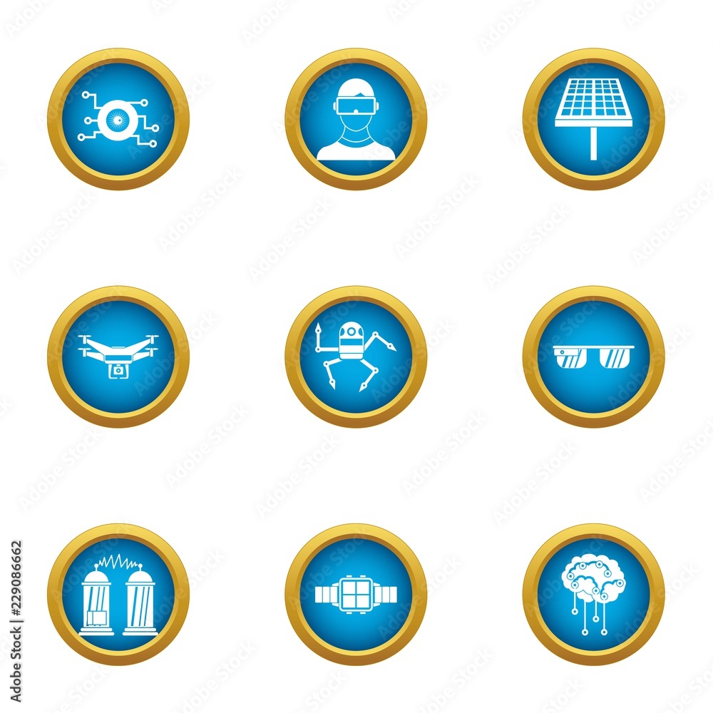 Energy game icons set. Flat set of 9 energy game vector icons for web isolated on white background Energy game icons set. Flat set of 9 energy game vector icons for web isolated on white background