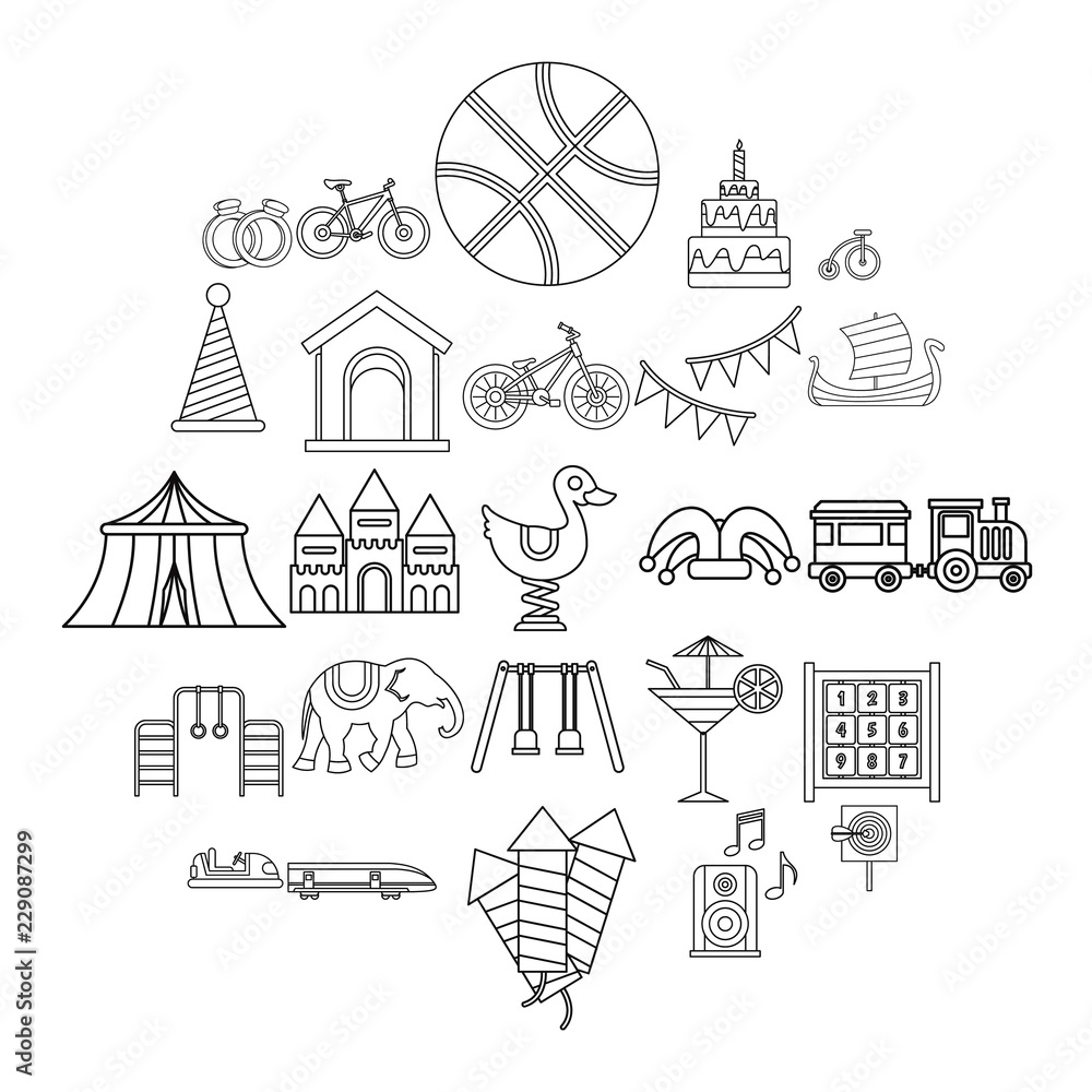Coddle icons set. Outline set of 25 coddle vector icons for web isolated on white background Coddle icons set. Outline set of 25 coddle vector icons for web isolated on white background
