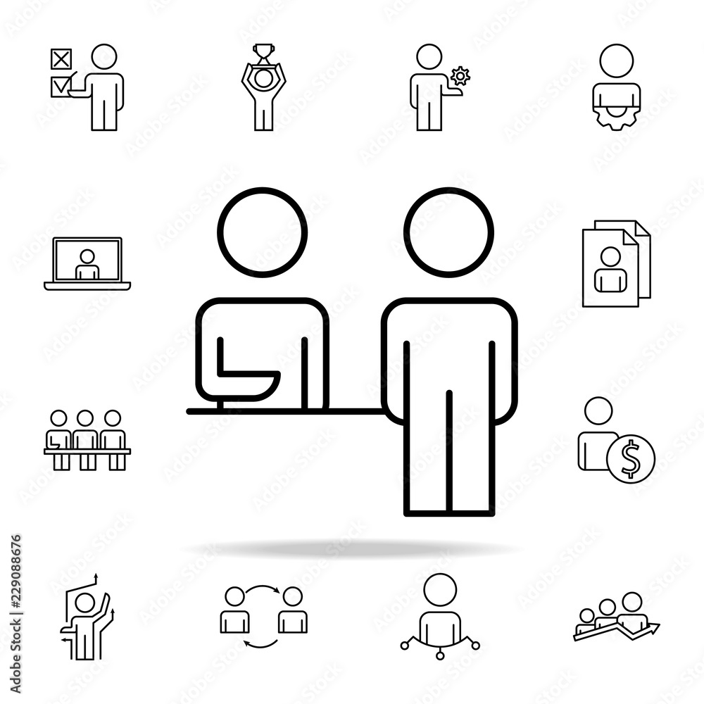 customer service icon. Business Organisation icons universal set for web and mobile customer service icon. Business Organisation icons universal set for web and mobile