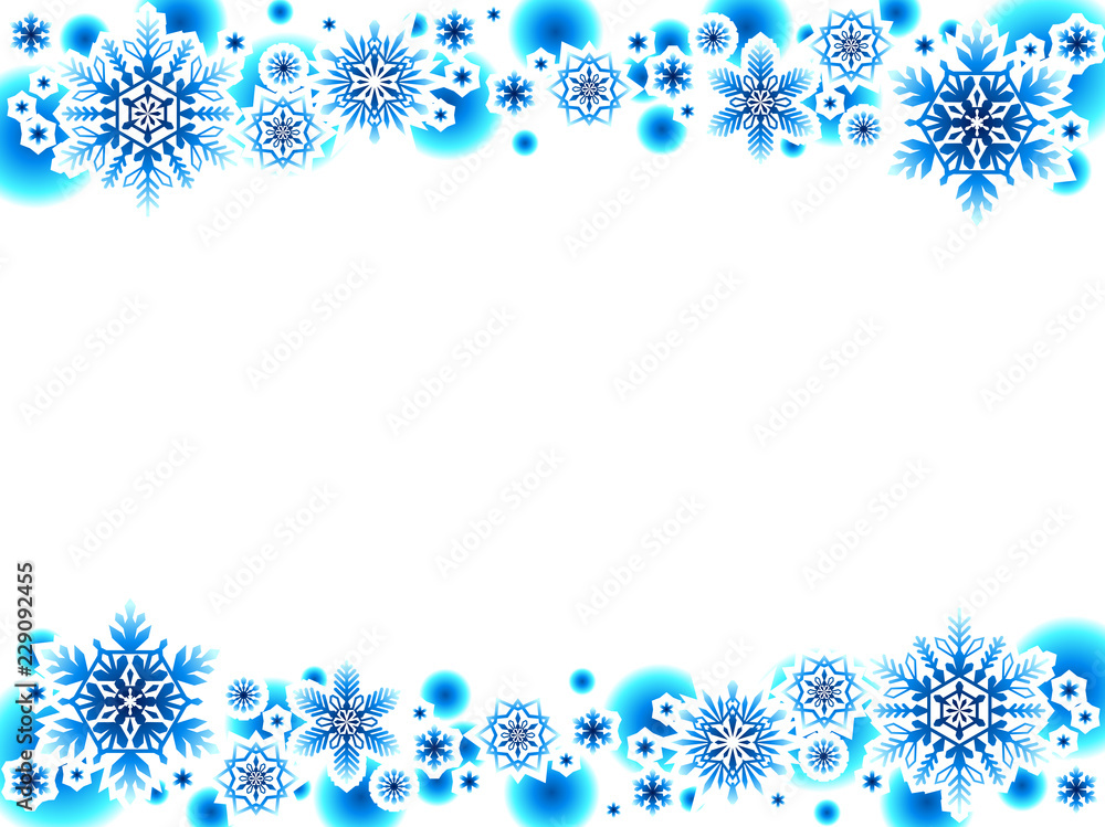 雪の結晶の背景 雪の結晶の背景