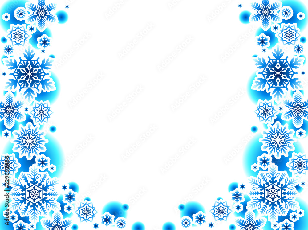 雪の結晶の背景