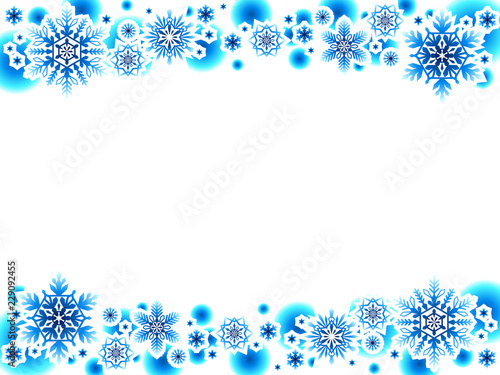 Fototapeta Naklejka Na Ścianę i Meble -  雪の結晶の背景