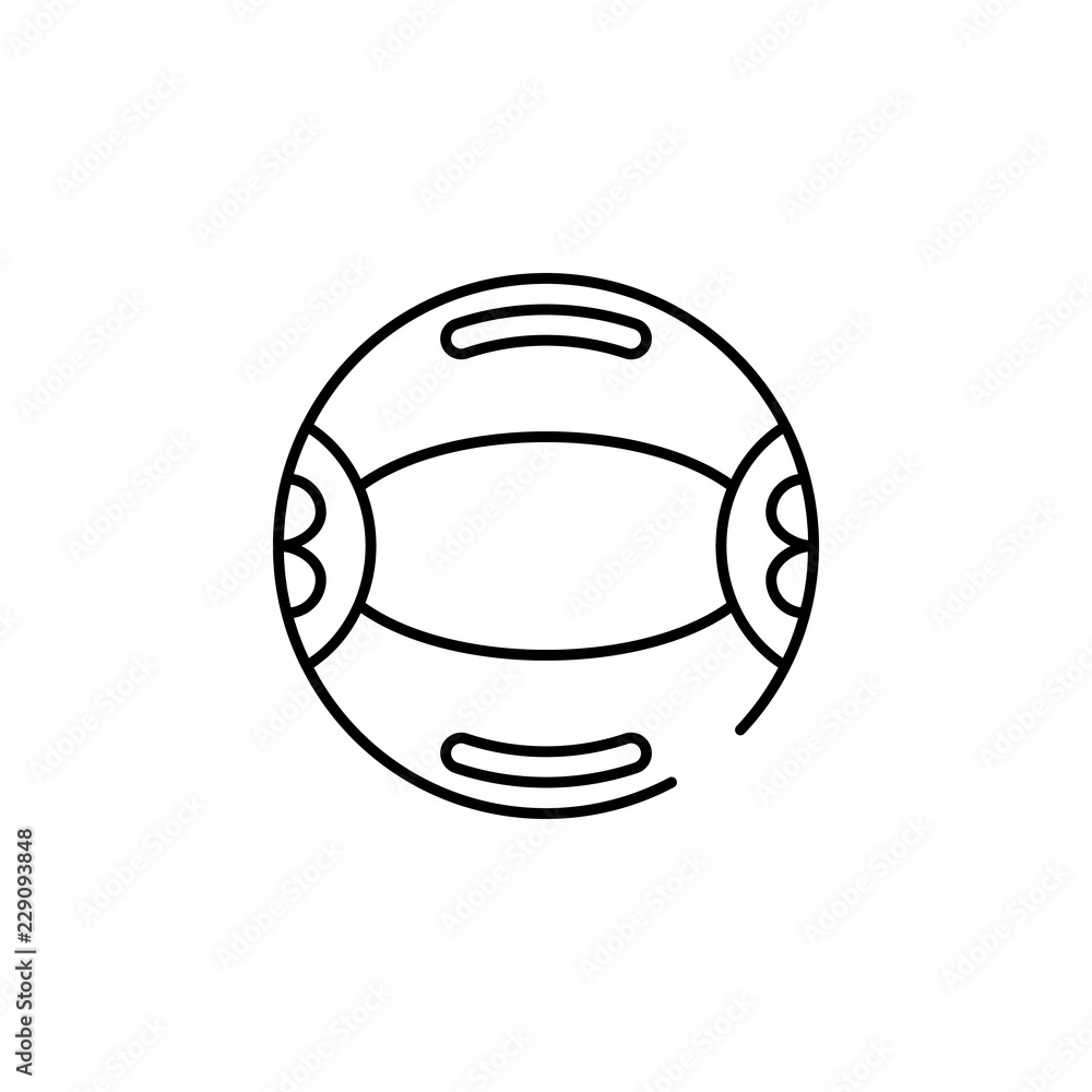 ball, fitness icon. Element of gym icon for mobile concept and web apps. Thin line ball, fitness icon can be used for web and mobile ball, fitness icon. Element of gym icon for mobile concept and web apps. Thin line ball, fitness icon can be used for web and mobile