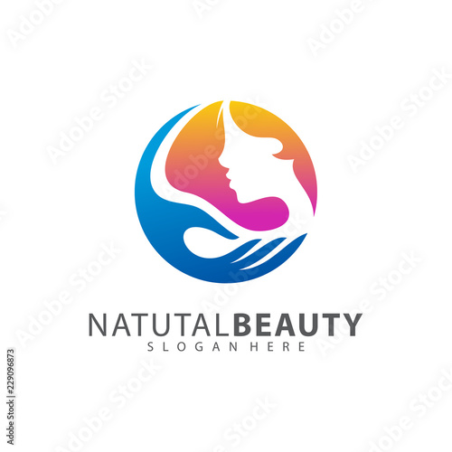 Beauty Care Logo Design Element