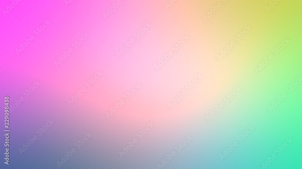 Obraz premium Abstract blurred gradient background in bright colors. Colorful smooth illustration