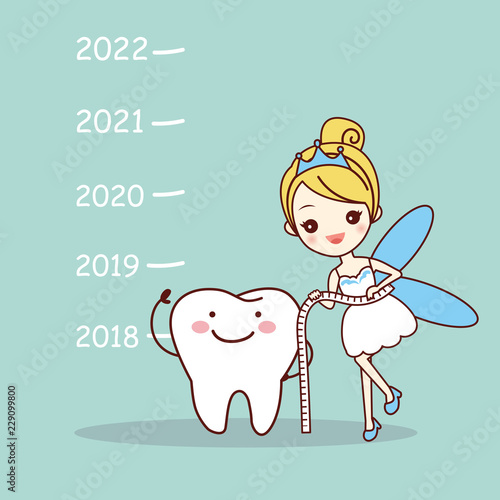 Happy new year with tooth