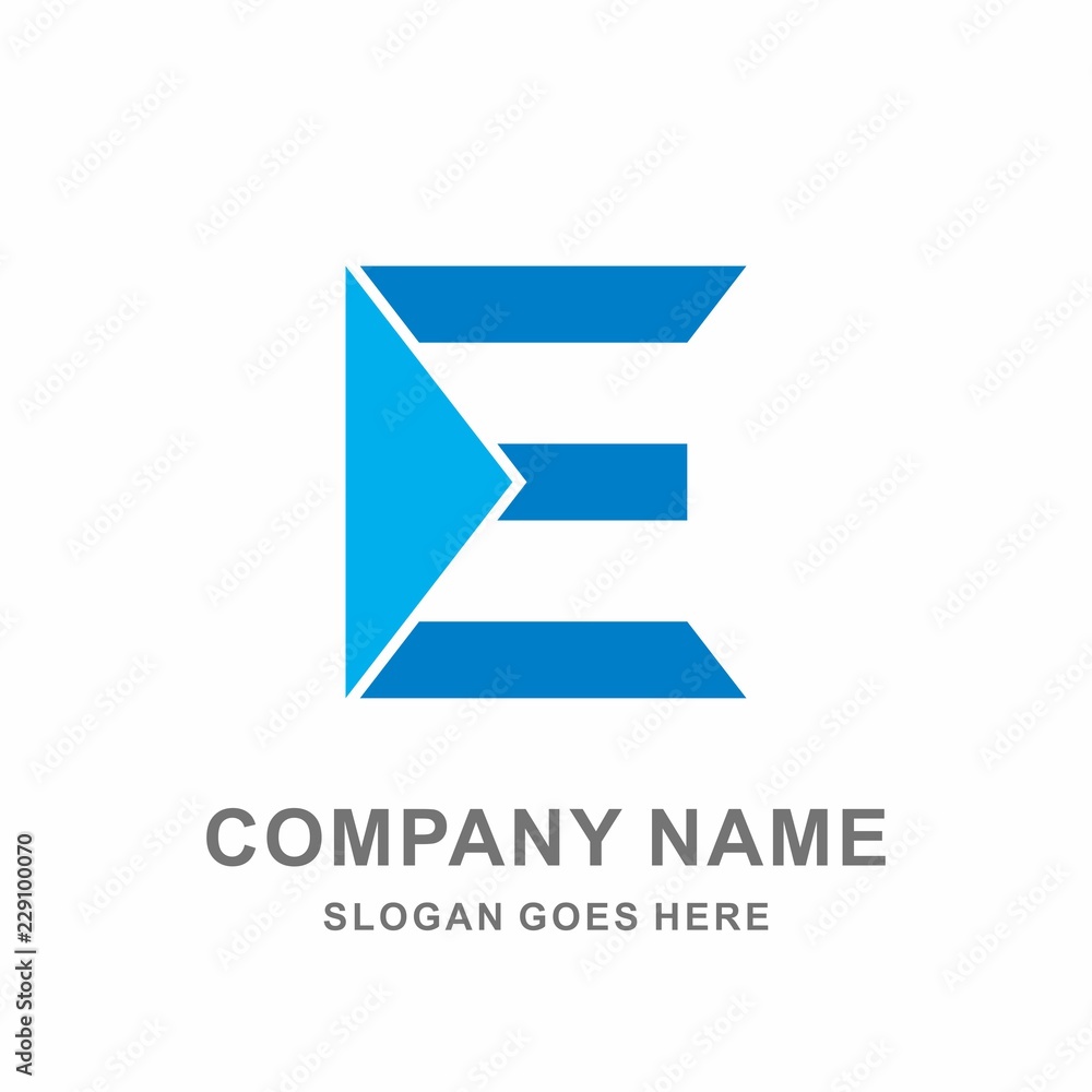 Monogram Letter E Geometric Square Architecture Interior Construction Business Company Stock Vector Logo Design Template Monogram Letter E Geometric Square Architecture Interior Construction Business Company Stock Vector Logo Design Template