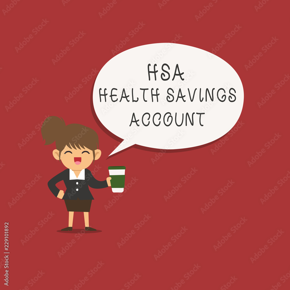 Word writing text Hsa Health Savings Account. Business concept for Supplements one s is current insurance coverage. Word writing text Hsa Health Savings Account. Business concept for Supplements one s is current insurance coverage.