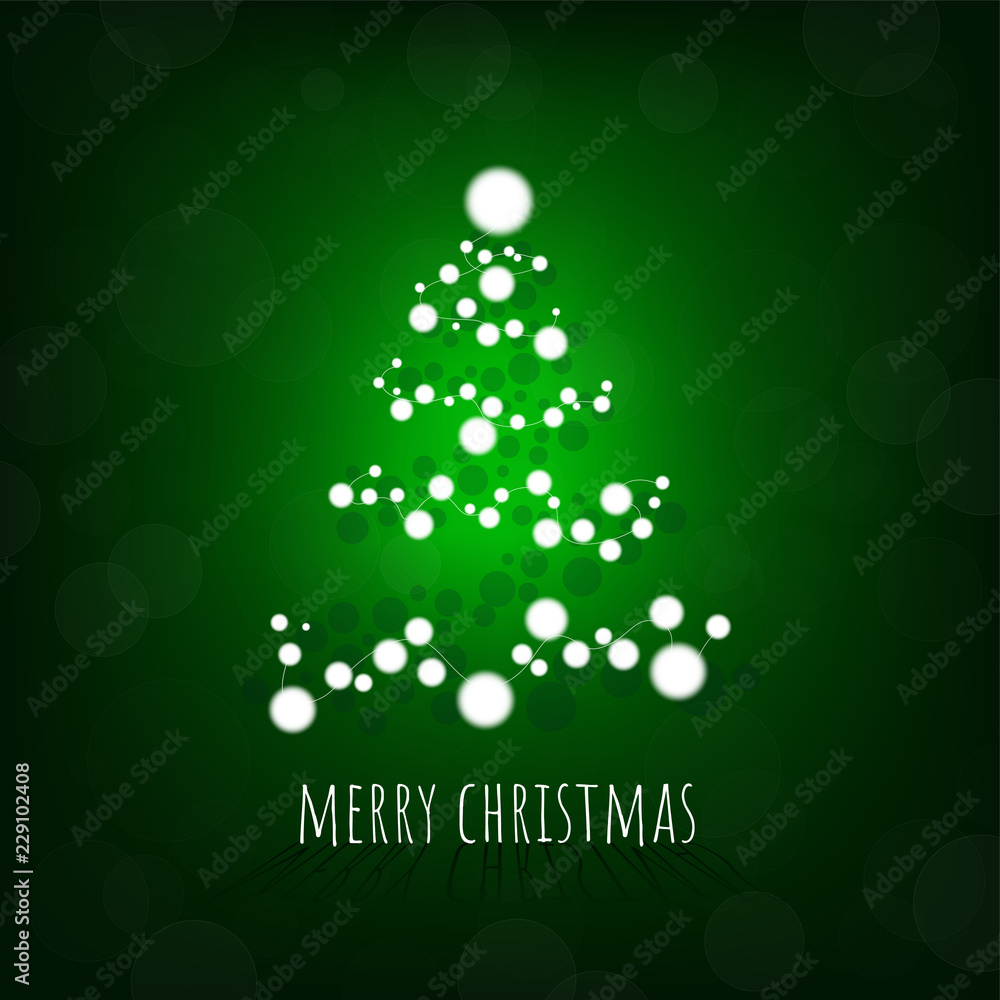 Abstract christmas tree. Abstract christmas tree.