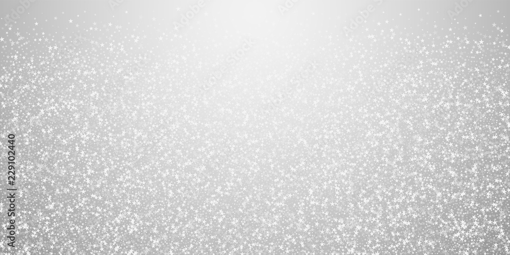 Fototapeta premium Amazing falling stars Christmas background. Subtle