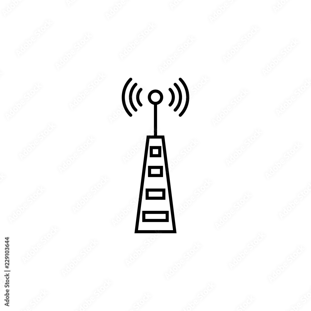 Antenna telecommunication icon. Element of telecommunication icon for mobile concept and web apps. Thin line Antenna telecommunication icon can be used for web and mobile Antenna telecommunication icon. Element of telecommunication icon for mobile concept and web apps. Thin line Antenna telecommunication icon can be used for web and mobile