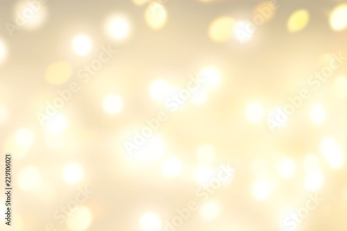 Christmas Defocused Bokeh Vintage background with  twinkling golden lights
