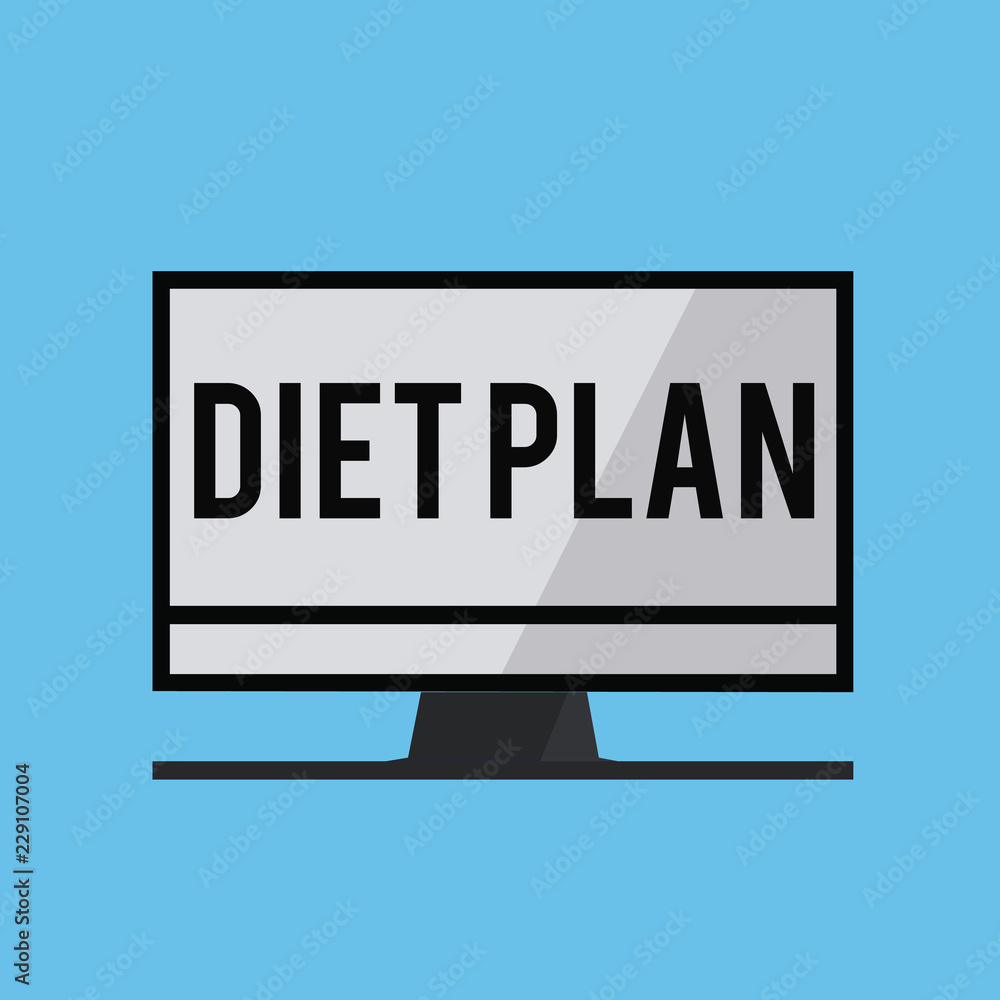 Text sign showing Diet Plan. Conceptual photo Use of specific intake of nutrition for health analysisagement reasons. Text sign showing Diet Plan. Conceptual photo Use of specific intake of nutrition for health analysisagement reasons.