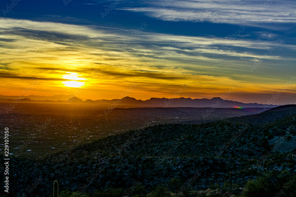 Arizona Valley Sunset