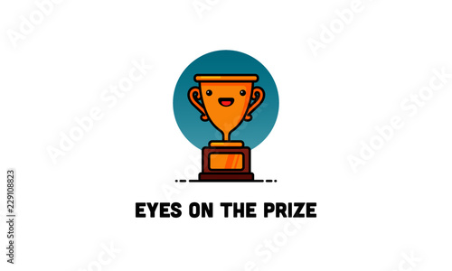 Eyes on the prize Quote Poster Design