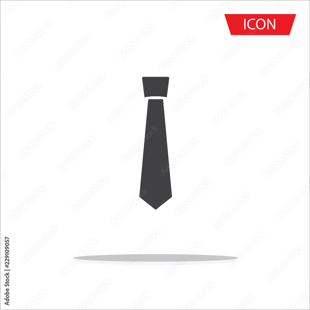 Necktie icon vector , Tie icon vector on white background. Necktie icon vector , Tie icon vector on white background.