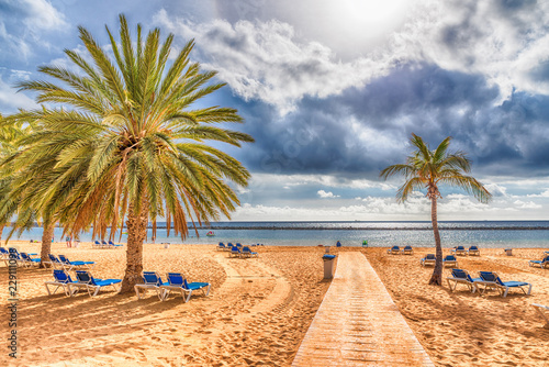 Las teresitas beach  Tenerife  Canary Islands  Spain