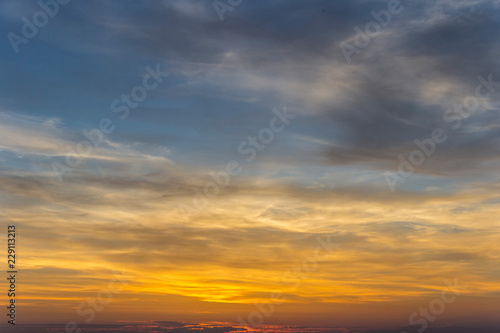 The sunset sky © Елена Шарлап