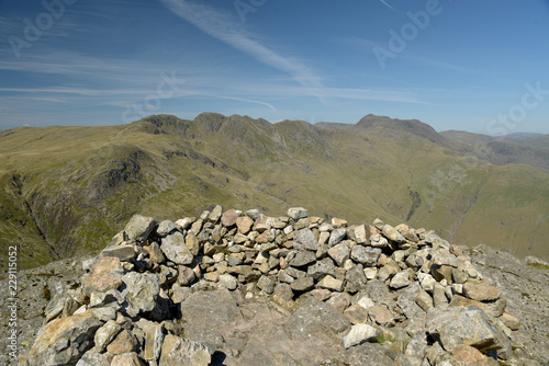 Crinkle Crags from summit of Pike of Blisco, Lake District © davidyoung11111