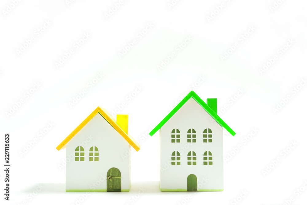 Miniature house　Simple pattern　ミニチュアの家　シンプルパターン