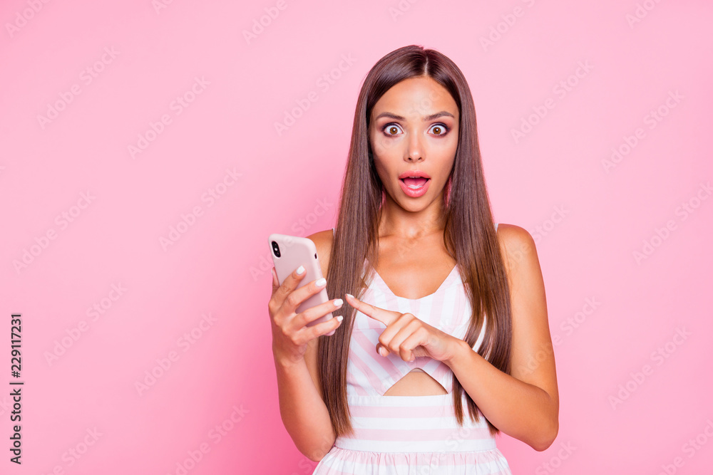 Black Friday concept. Portrait of funny funky fun feminine lady Black Friday concept. Portrait of funny funky fun feminine lady