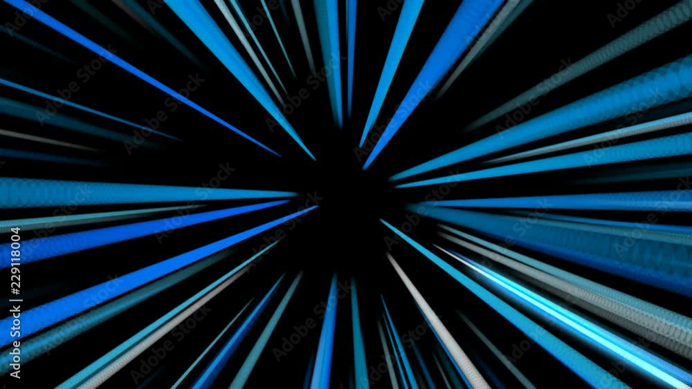 Abstract energy lines explosing on dark background. Loop. Abstract energy lines explosing on dark background. Loop.