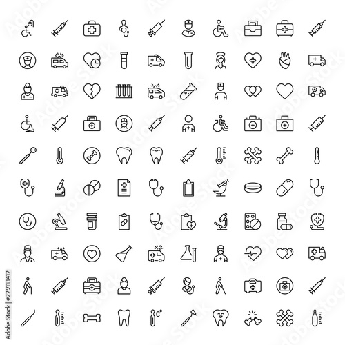 Orthodontic flat icon
