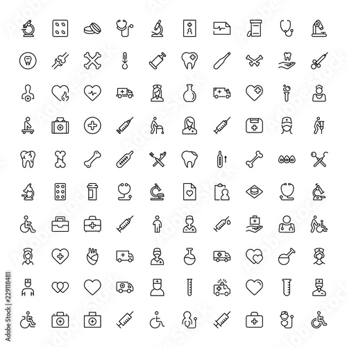 Orthodontic flat icon