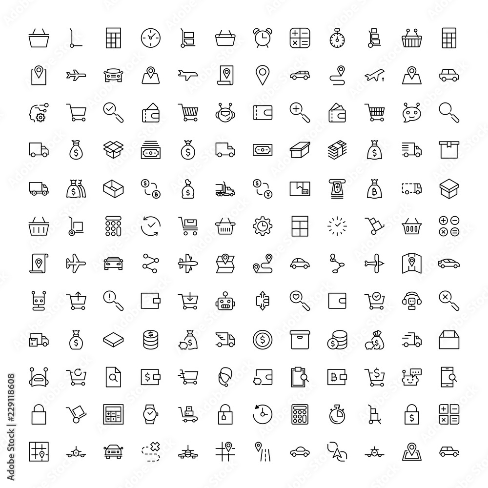 Online shopping flat icon Online shopping flat icon