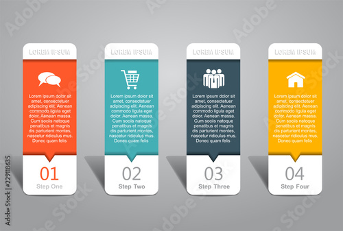 Infographic design template with place for your data. Vector illustration.