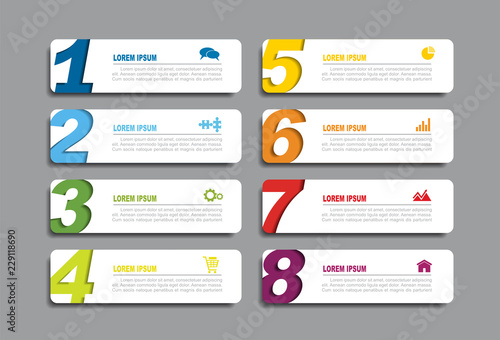 Infographic design template with place for your data. Vector illustration.